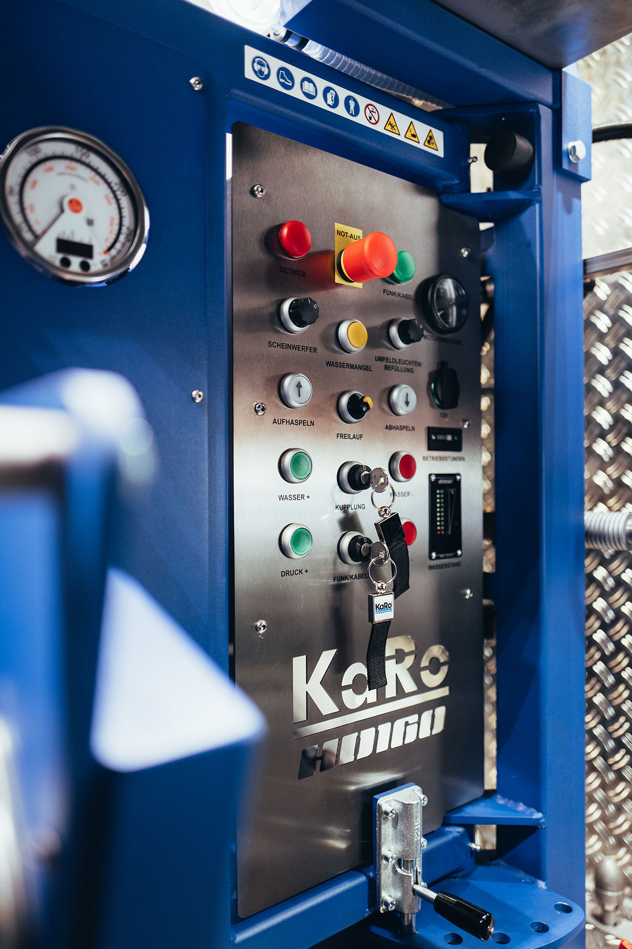 HD160 Hochdruckspülgerät Bedienfeld | KaRo