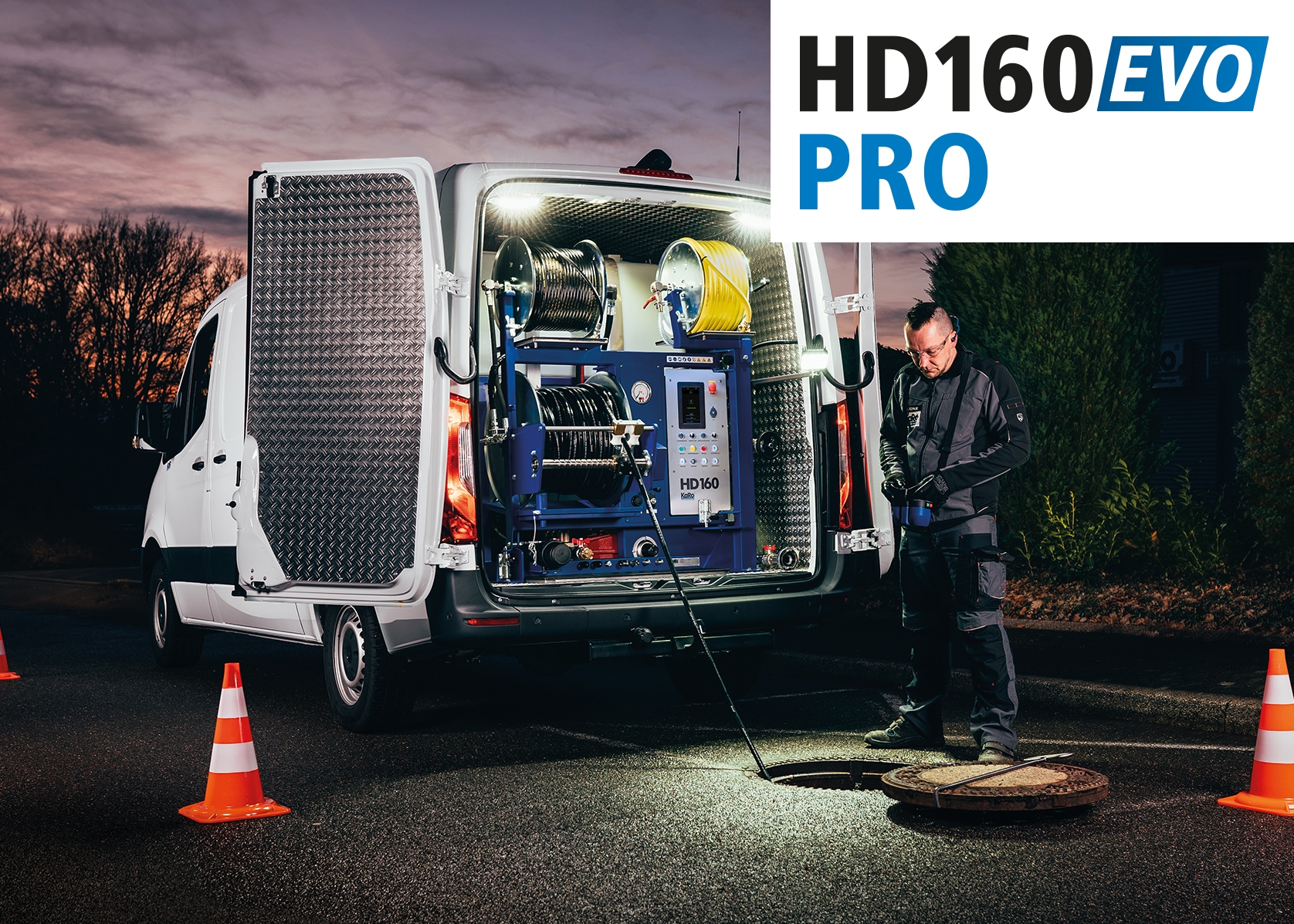 Bild für Hochdruck-Spülgerät HD160 EVO PRO Nebenantrieb