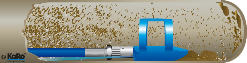Sohlendüse F100 mit Drehgelenk ½"