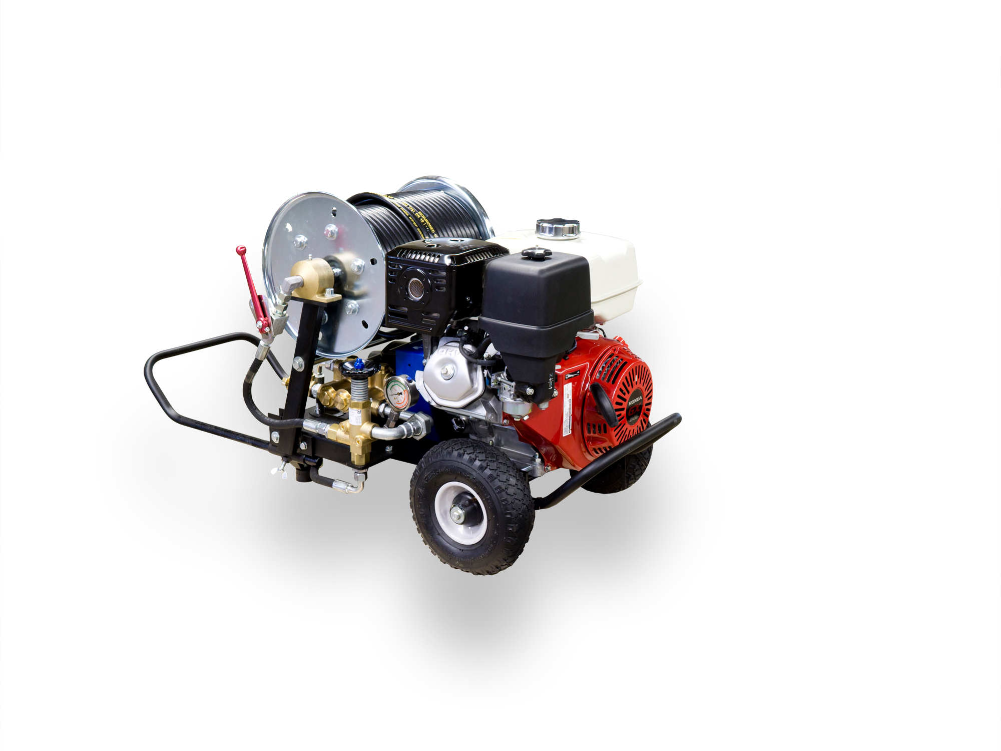 Hochdruck-Spülgerät HD40 11 PS-Benzinmotor und Zubehör Hochdruck-Spülgerät HD40 11 PS-Benzinmotor und Zubehör