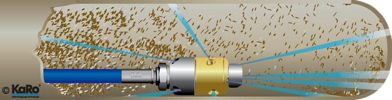 Frontstrahl-Rotationsdüse ½"