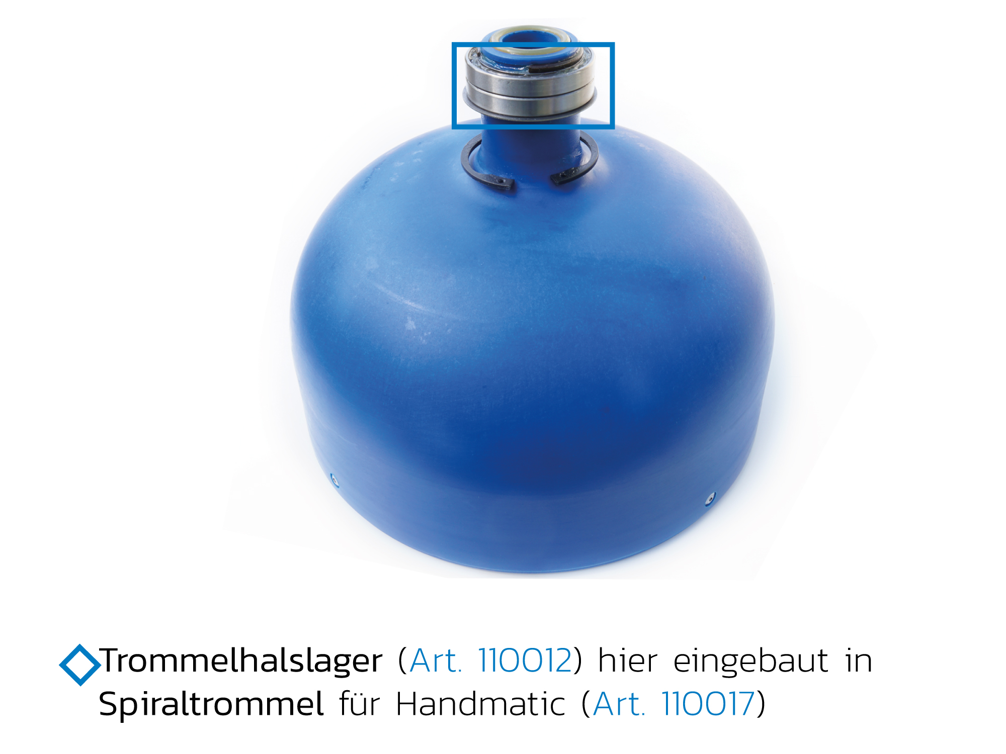 Trommelhalslager Handmatic Trommelhalslager Handmatic