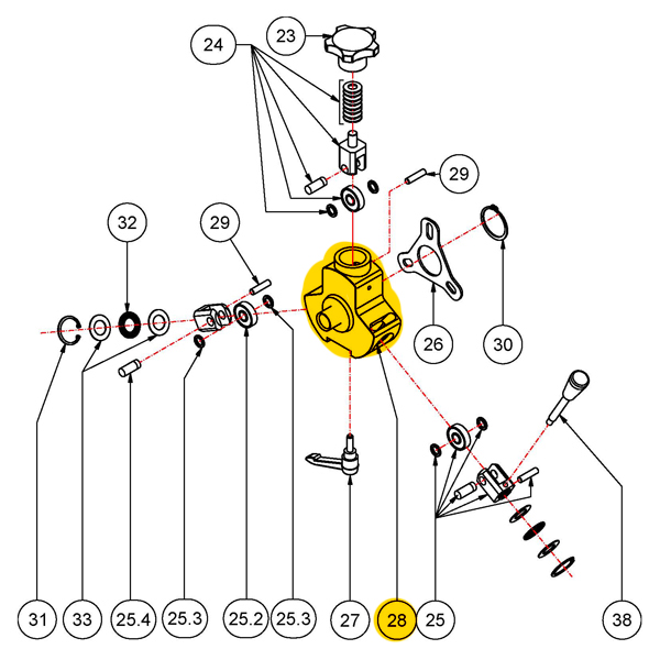 Vorschubgehäuse kpl. Allround+, Vorschubgehäuse kpl. Allround+,