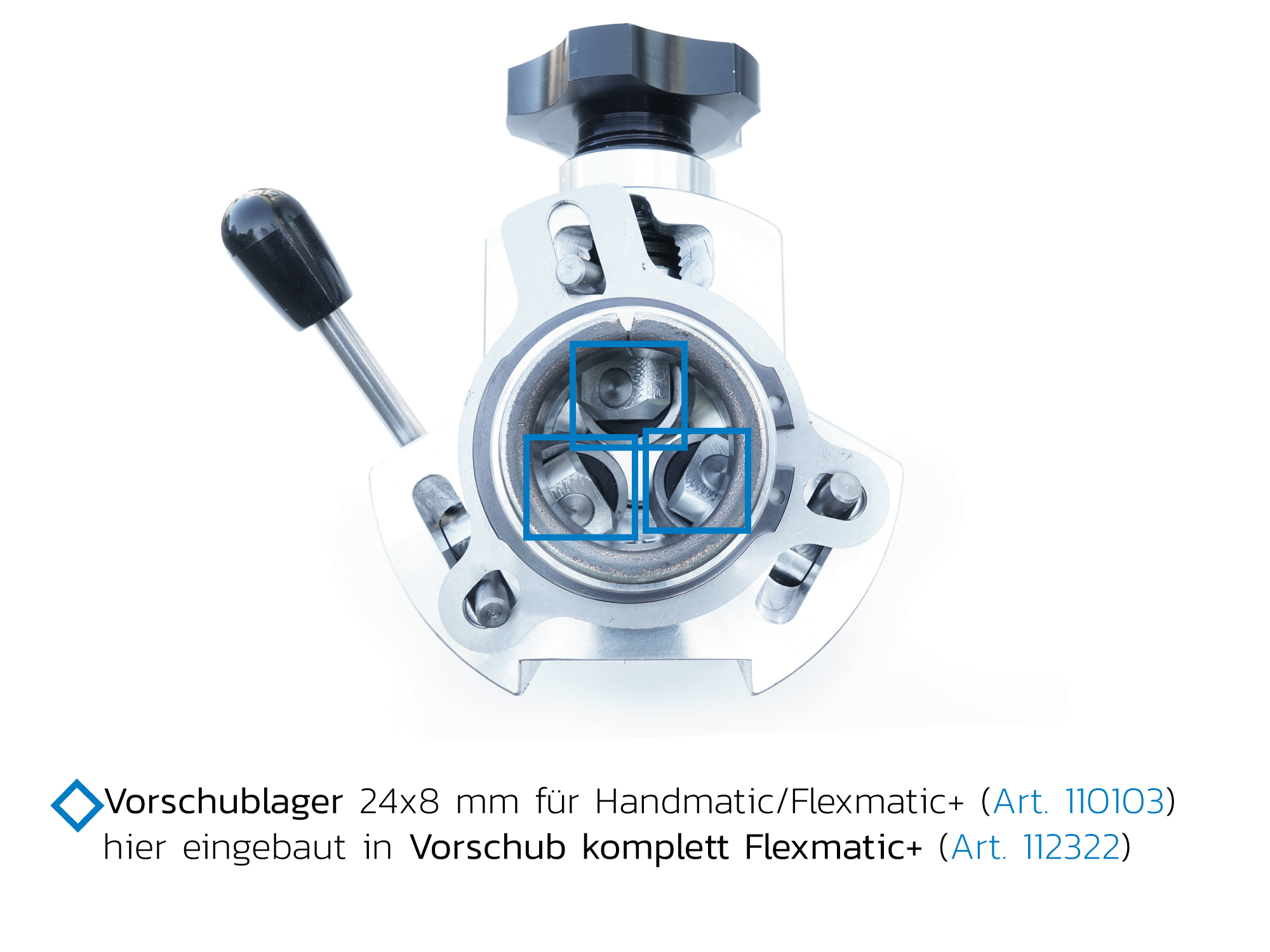 Vorschublager 24 x 8 für Handmatic und Vorschublager 24 x 8 für Handmatic und