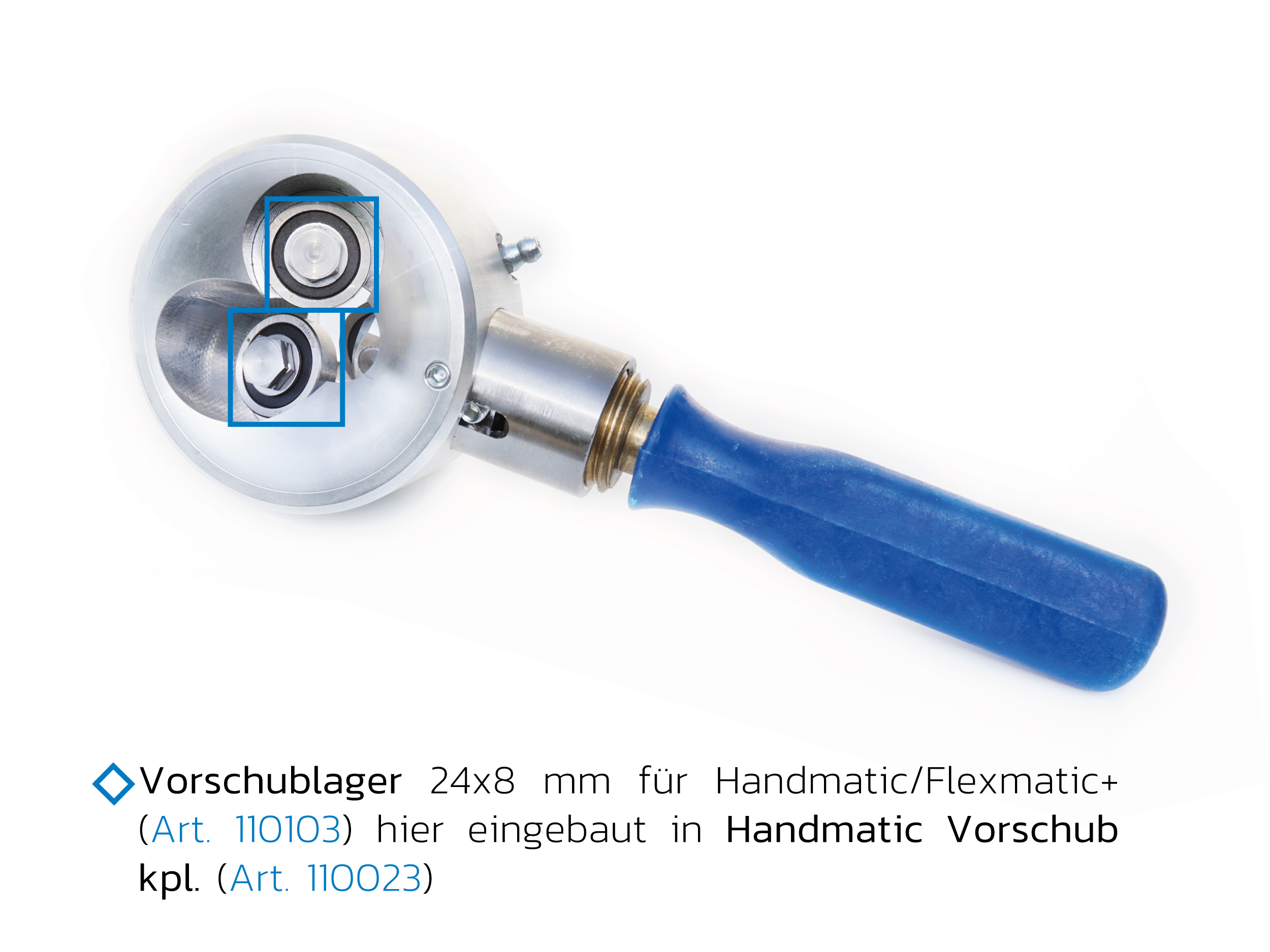 Vorschublager 24 x 8 für Handmatic und Vorschublager 24 x 8 für Handmatic und