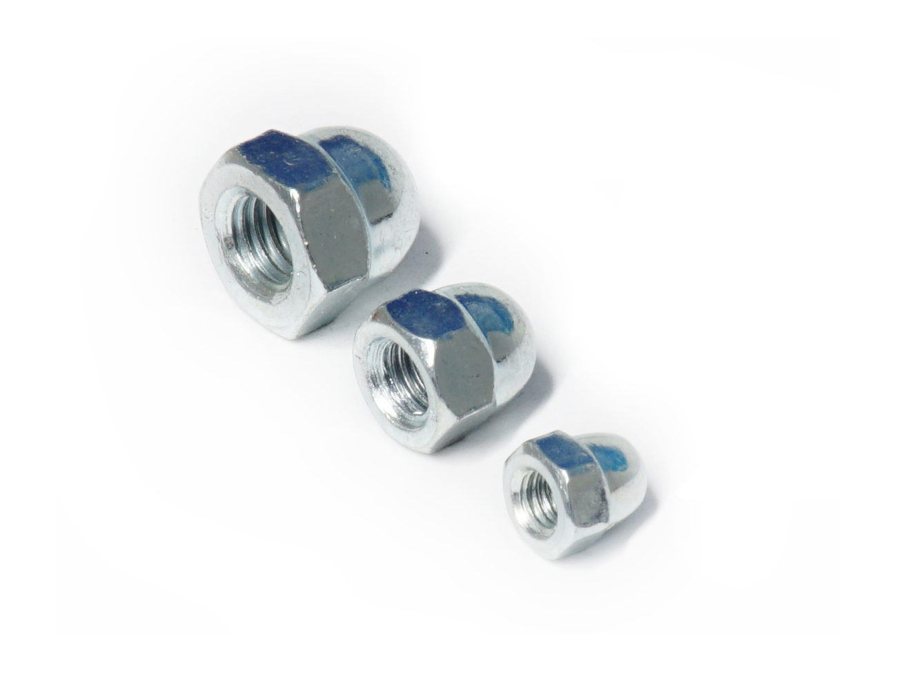 Hutmutter M5, DIN 1587, verz.